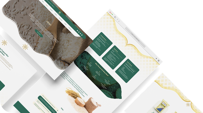 Sek Meas Rice Web Design Banner