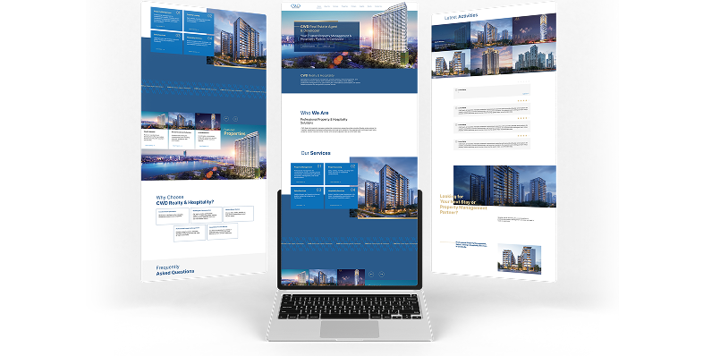 CWD Responsive Website Screens